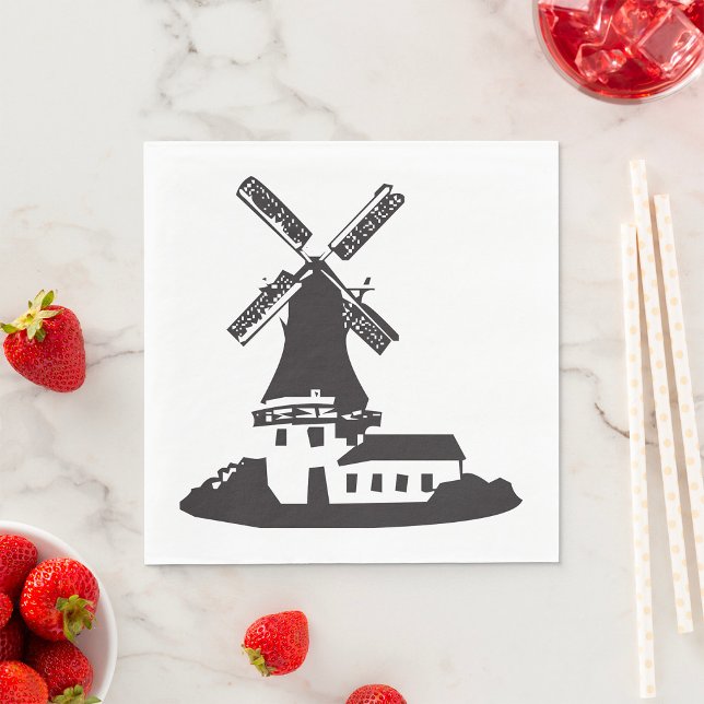 Windmill Building Napkin (Creator Uploaded)