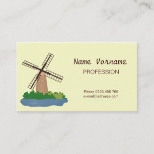 windmill business card