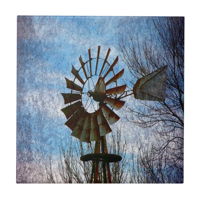 Windmill Ceramic Tile (Front)