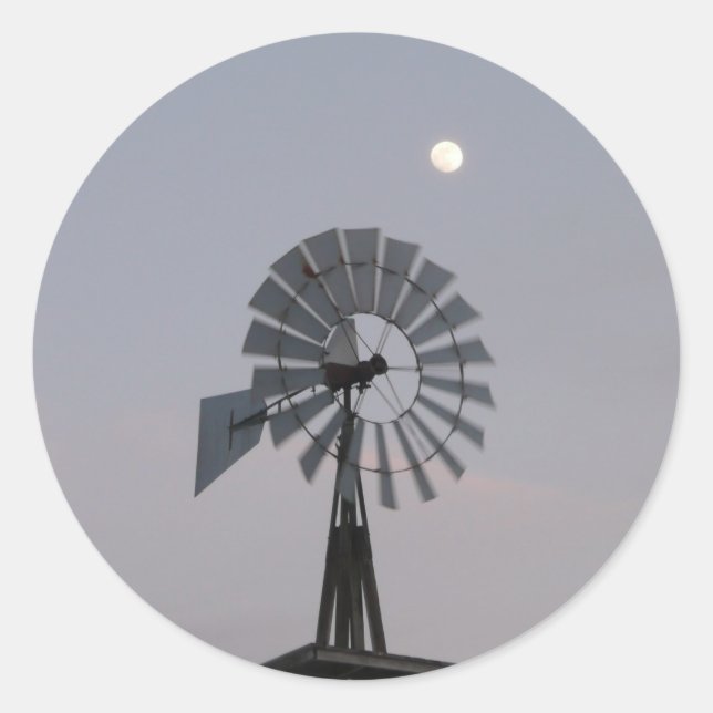 Windmill Classic Round Sticker (Front)
