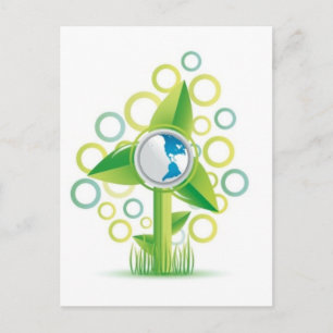 WindMill Earth Postcard