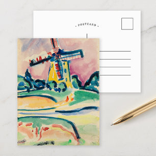 Windmill   Ernst Ludwig Kirchner Postcard