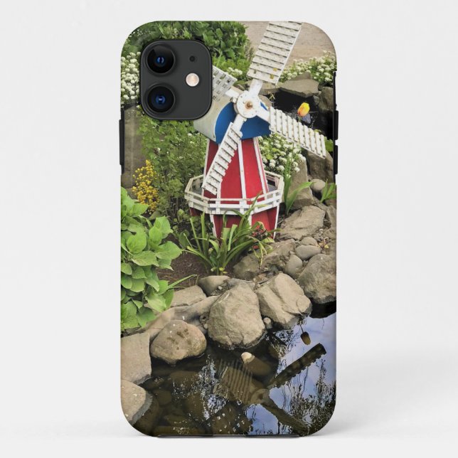 Windmill Garden Decor Case-Mate iPhone Case (Back)