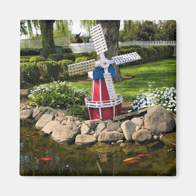 Windmill Garden Decor Magnet (Front)