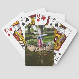 Windmill Garden Decor Playing Cards
