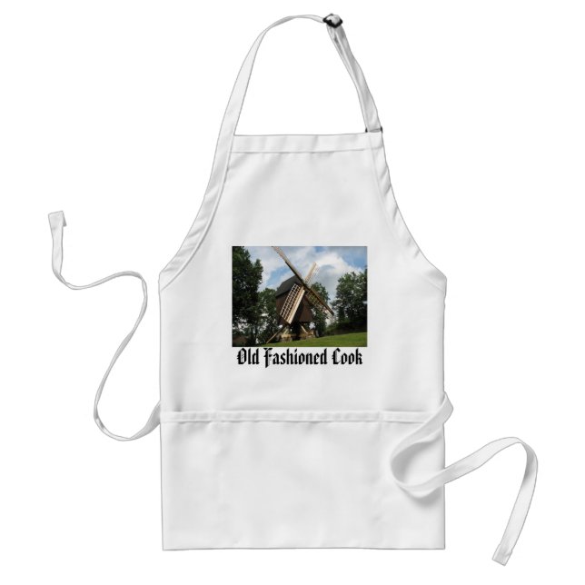 Windmill Gourmet Apron-Old Fashioned Cook Standard Apron (Front)