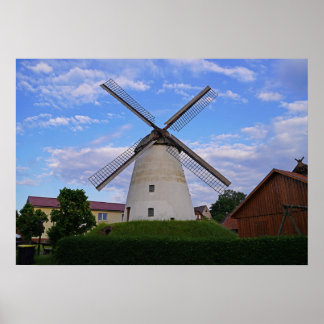 Windmill Holzhausen Poster