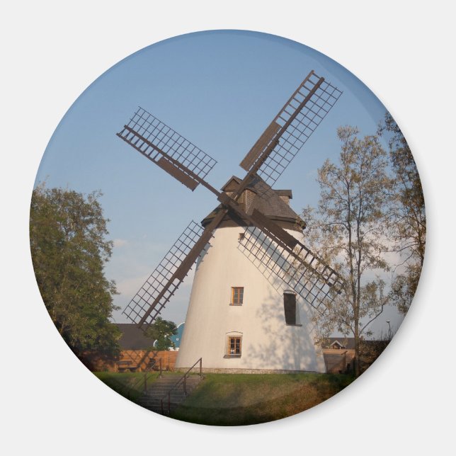 Windmill In Podersdorf Magnet (Front)