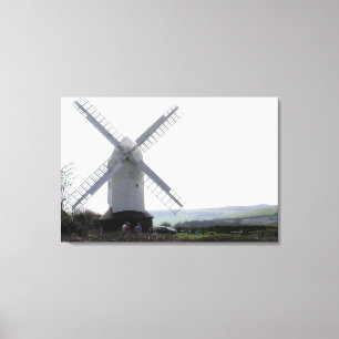 Windmill : Jack & Jill Sussex UK Photography Canvas Print