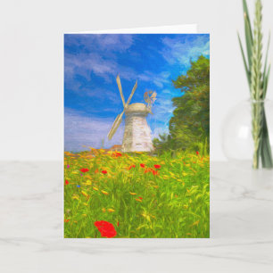 Windmill Meadow Art Card
