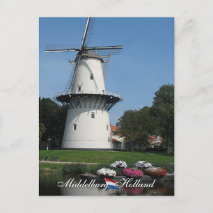 Windmill Middelburg Postcard