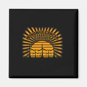 Windmill Noise Cancer Anti Trump Funny Mocking Fak Magnet