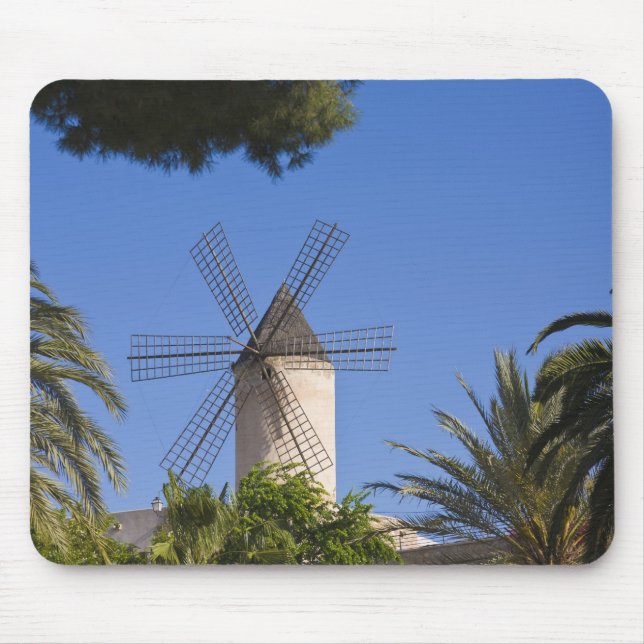 Windmill, Palma, Mallorca, Spain Mouse Pad (Front)