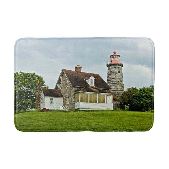 Windmill Point Lighthouse, Vermont Bath Mat (Front)