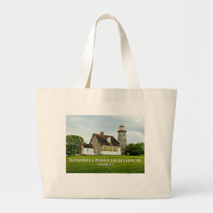 Windmill Point Lighthouse, Vermont Tote Bag