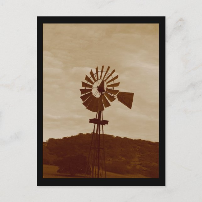 Windmill Postcard (Front)