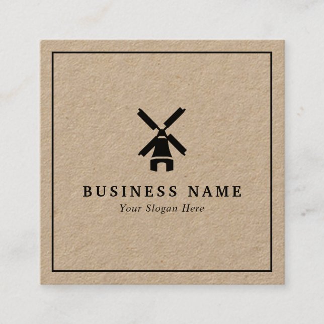 Windmill Square Business Card (Front)