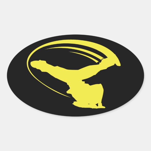 Windmill style yellow sticker (Front)