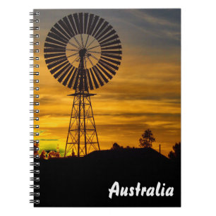 Windmill Sunset notebook