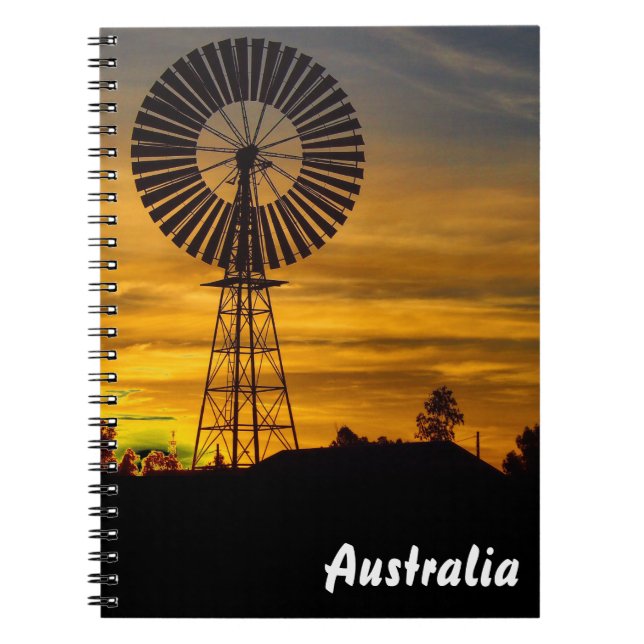 Windmill Sunset notebook (Front)