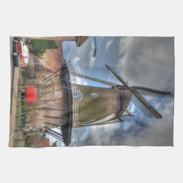 Windmill Tea Towel (Horizontal)
