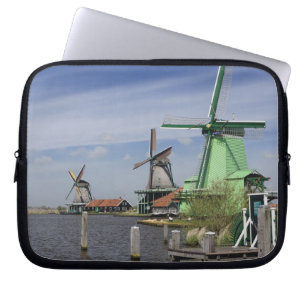 Windmill, Zaanse Schans, Holland, Netherlands 2 Laptop Sleeve