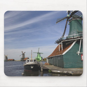 Windmill, Zaanse Schans, Holland, Netherlands Mouse Pad