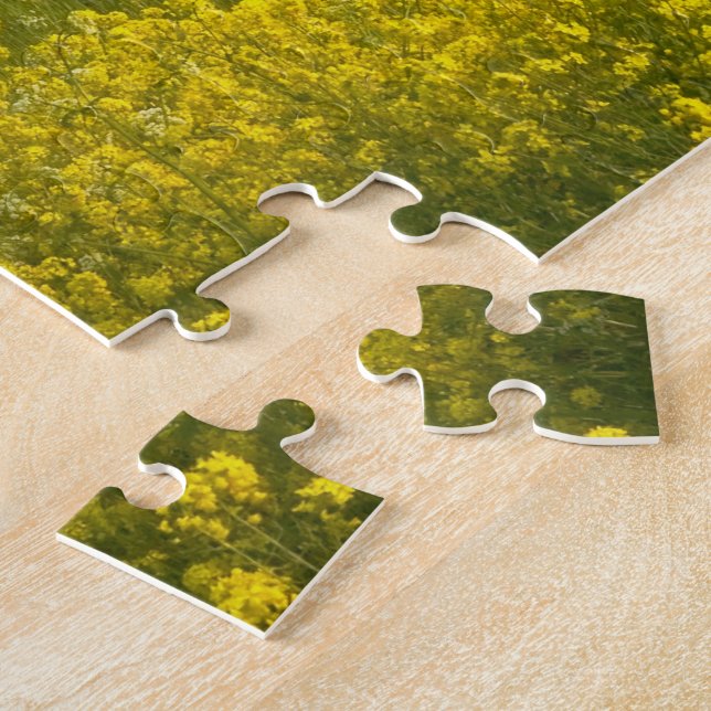 Windmills along the canal in Kinderdijk Jigsaw Puzzle (Side)