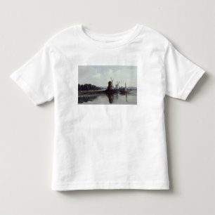 Windmills by a River, 19th century Toddler T-Shirt