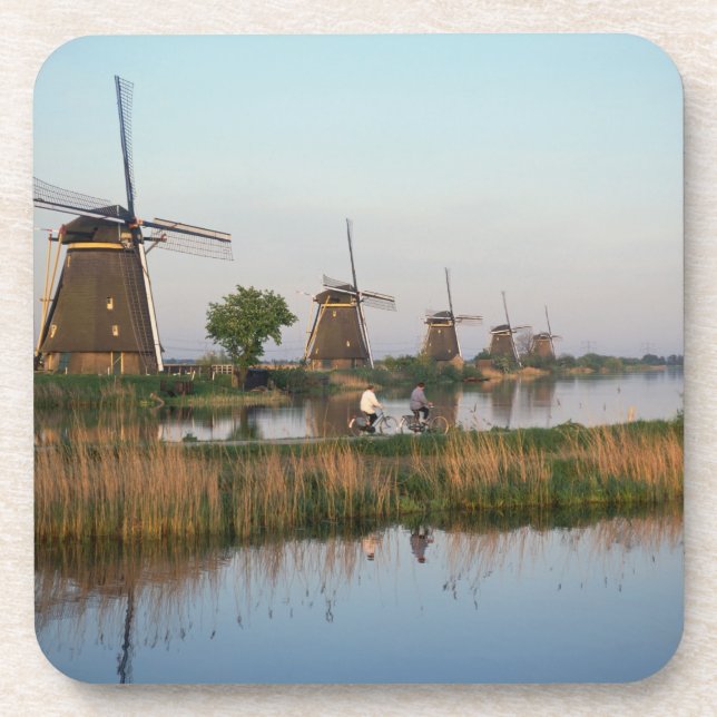Windmills, Kinderdijk, Netherlands Coaster (Front)