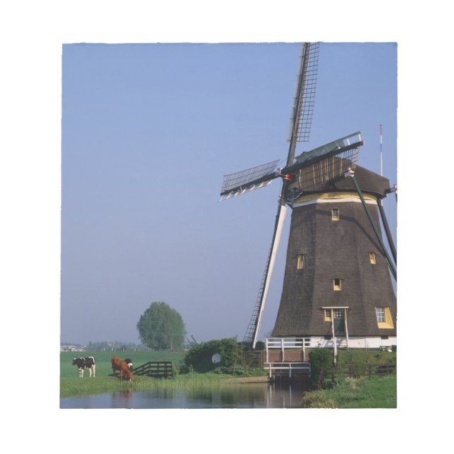 Windmills, Leidschendam, Netherlands Notepad (Front)
