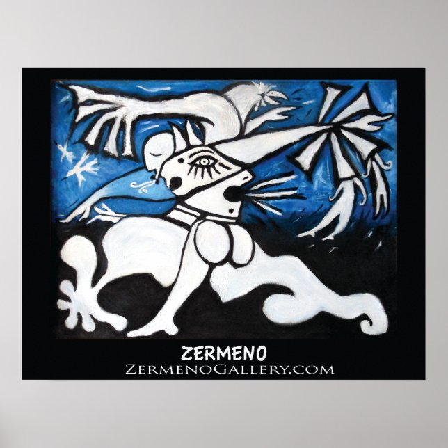 "Windmills of a Master's Mind" by Zermeno Poster (Front)