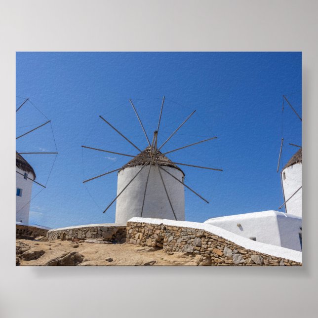 Windmills of Mykonos Poster (Front)