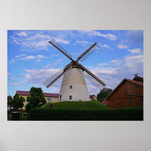 Windmühle Holzhausen Poster
