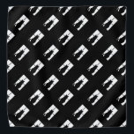 Window Black Cat Click to Customise a colour decor Bandana<br><div class="desc">For Cat Lovers, a window black cat scene where you can also apply your own colour decor choice if you would like as an option. Please make sure to customise the colour for the front and the back of products with two sides or multiple elements. Easily change the background colour...</div>