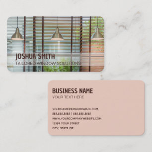 Window Blinds Business Card