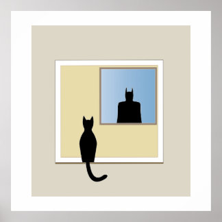 Window Cat Poster