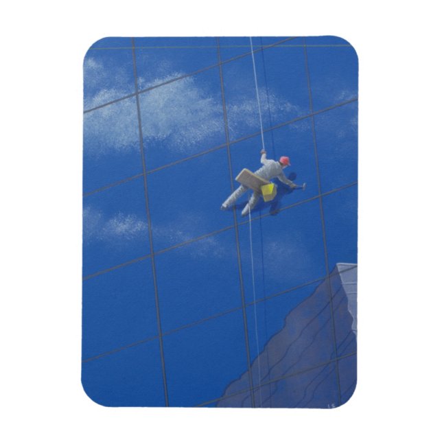 Window Cleaner 1990 Magnet (Vertical)