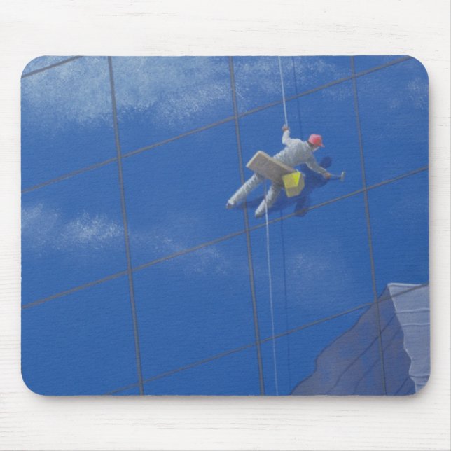 Window Cleaner 1990 Mouse Pad (Front)