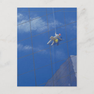 Window Cleaner 1990 Postcard
