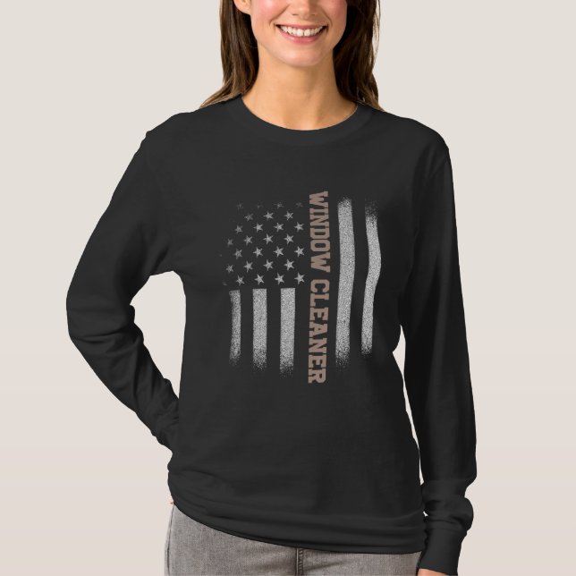 Window Cleaner American Cleaning 7 T-Shirt (Front)
