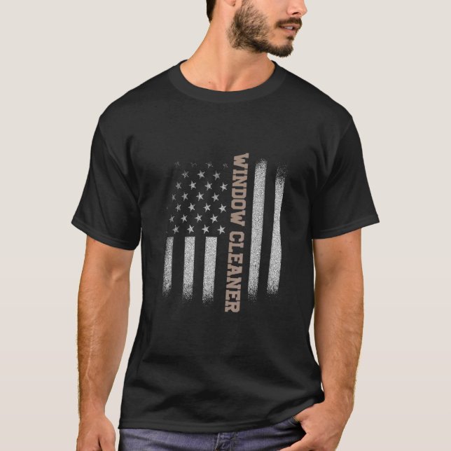 Window Cleaner  Cleaning  1  T-Shirt (Front)