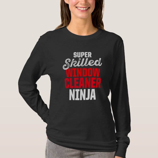 Window Cleaner Cleaning  27 T-Shirt (Front)