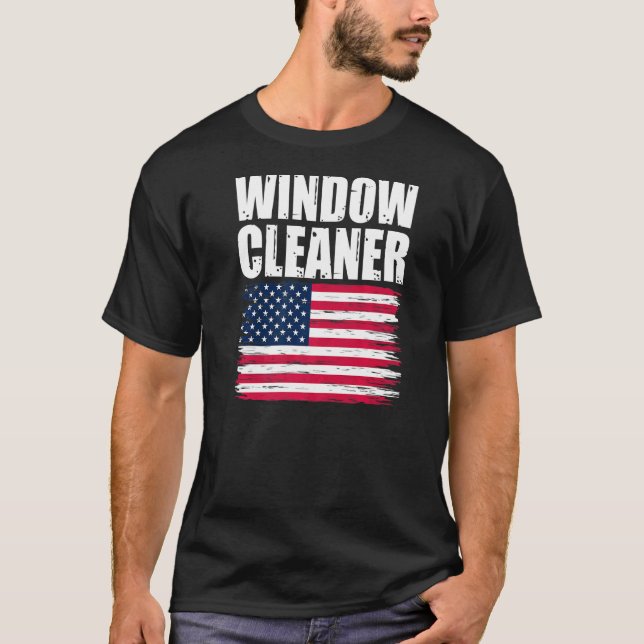 Window Cleaner  Cleaning   37 T-Shirt (Front)