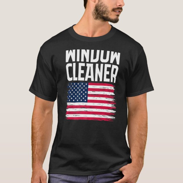 Window Cleaner Cleaning 49 T-Shirt (Front)
