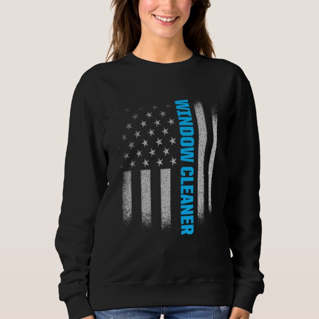 Window Cleaner Cleaning 5 Sweatshirt (Front)