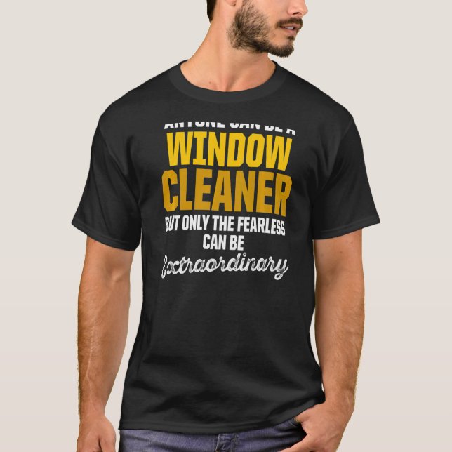 Window Cleaner Cleaning 5 T-Shirt (Front)