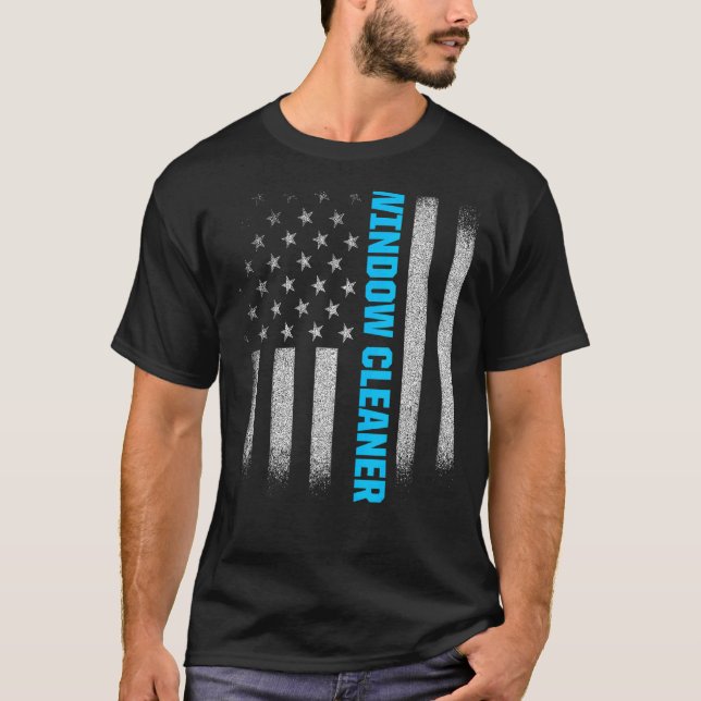 Window Cleaner Cleaning 5 T-Shirt (Front)
