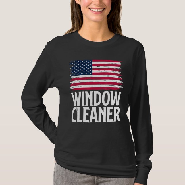 Window Cleaner Cleaning 66 T-Shirt (Front)