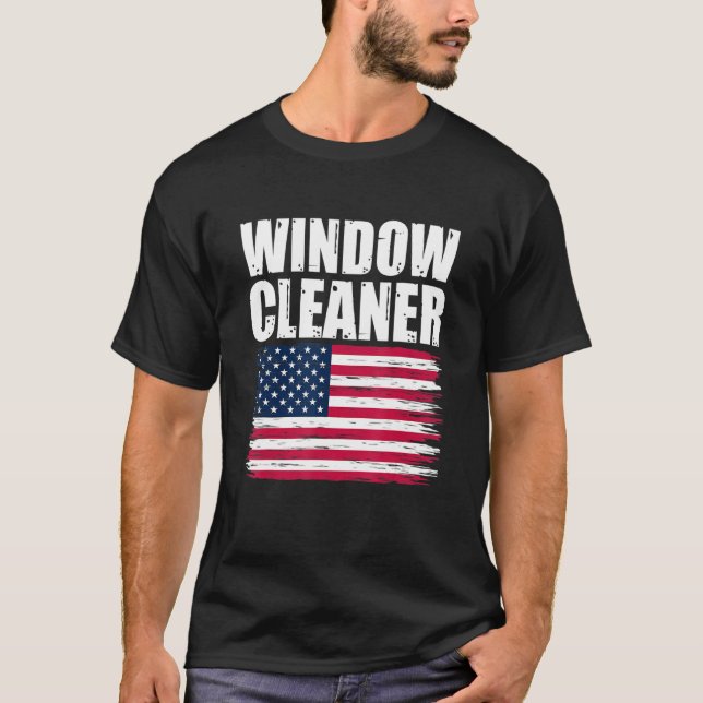 Window Cleaner Cleaning 88 T-Shirt (Front)